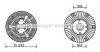AVA QUALITY COOLING IVC102 Clutch, radiator fan